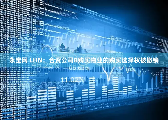 永宝网 LHN：合资公司B购买物业的购买选择权被撤销